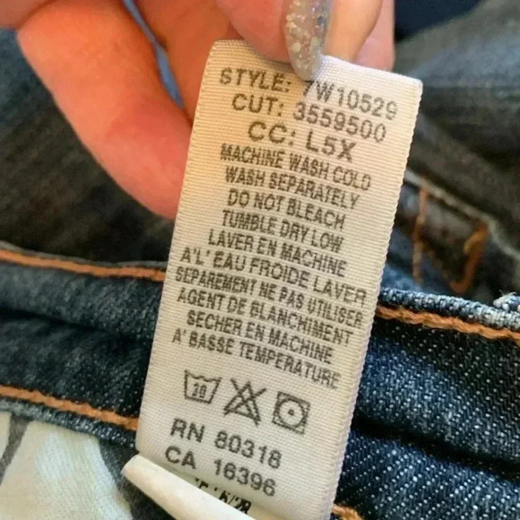 Lucky Brand Vintage Henna Sweet N Low Boot Cut Jeans w Embroidery on Pockets - Picture 7 of 8